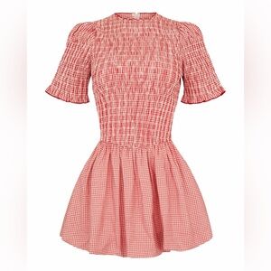 Apres Studio Red Gingham Dress